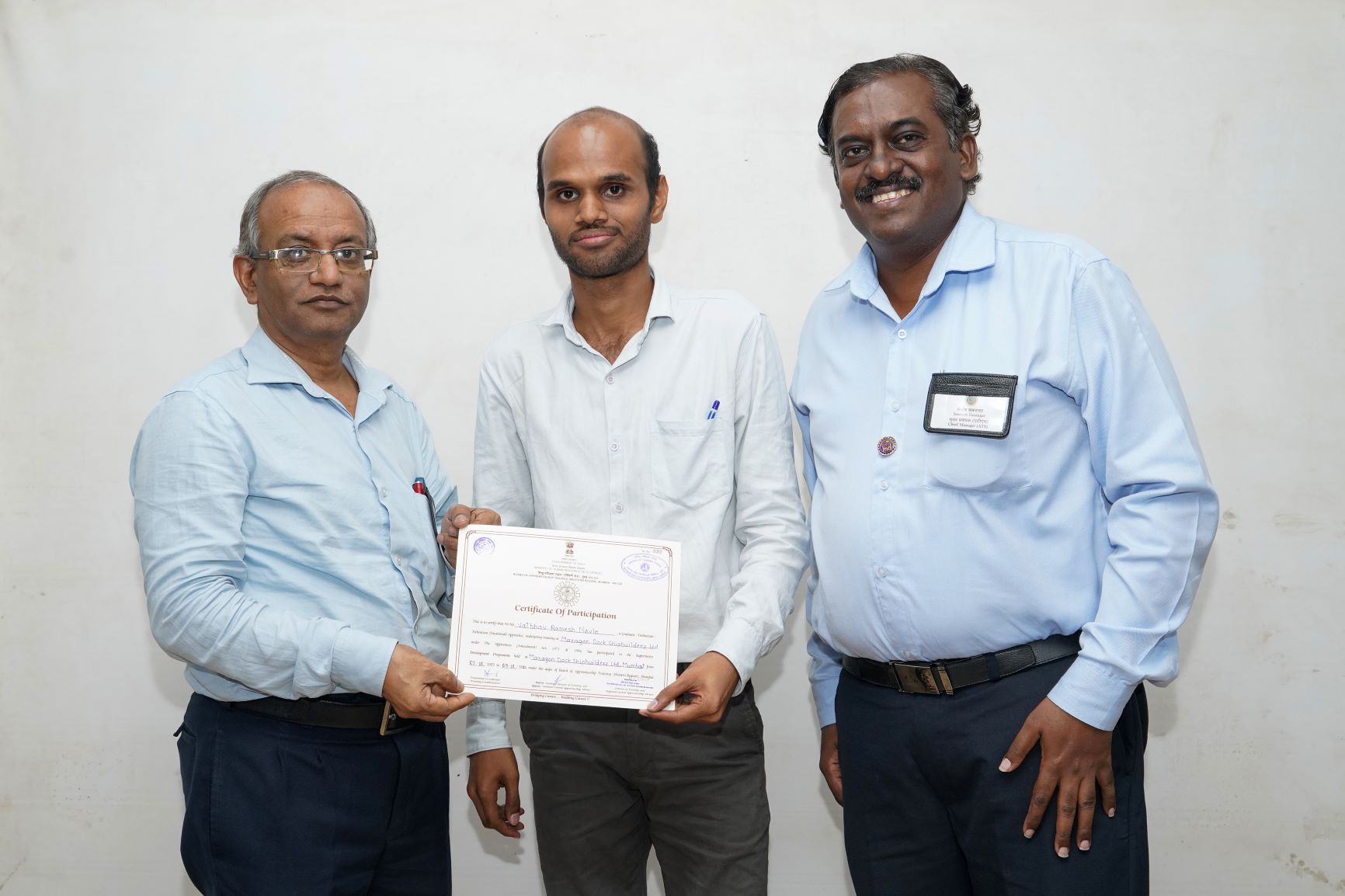 MDL Apprentice Training School, Certificate Distribution Of ''Supervisory Development Program'' For Graduate/Diploma Apprentices Under The Apprentices Act, 1961 - 16.03.2023123